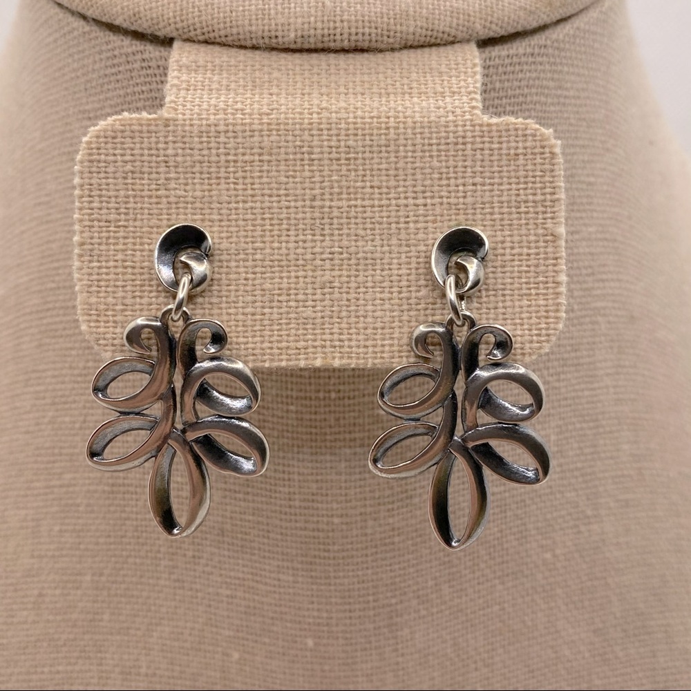 James Avery Retired Ribbon Earrings
